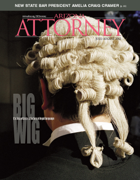 The July/August 2012 Arizona Attorney included our coverage of Justice Michael Ryan.